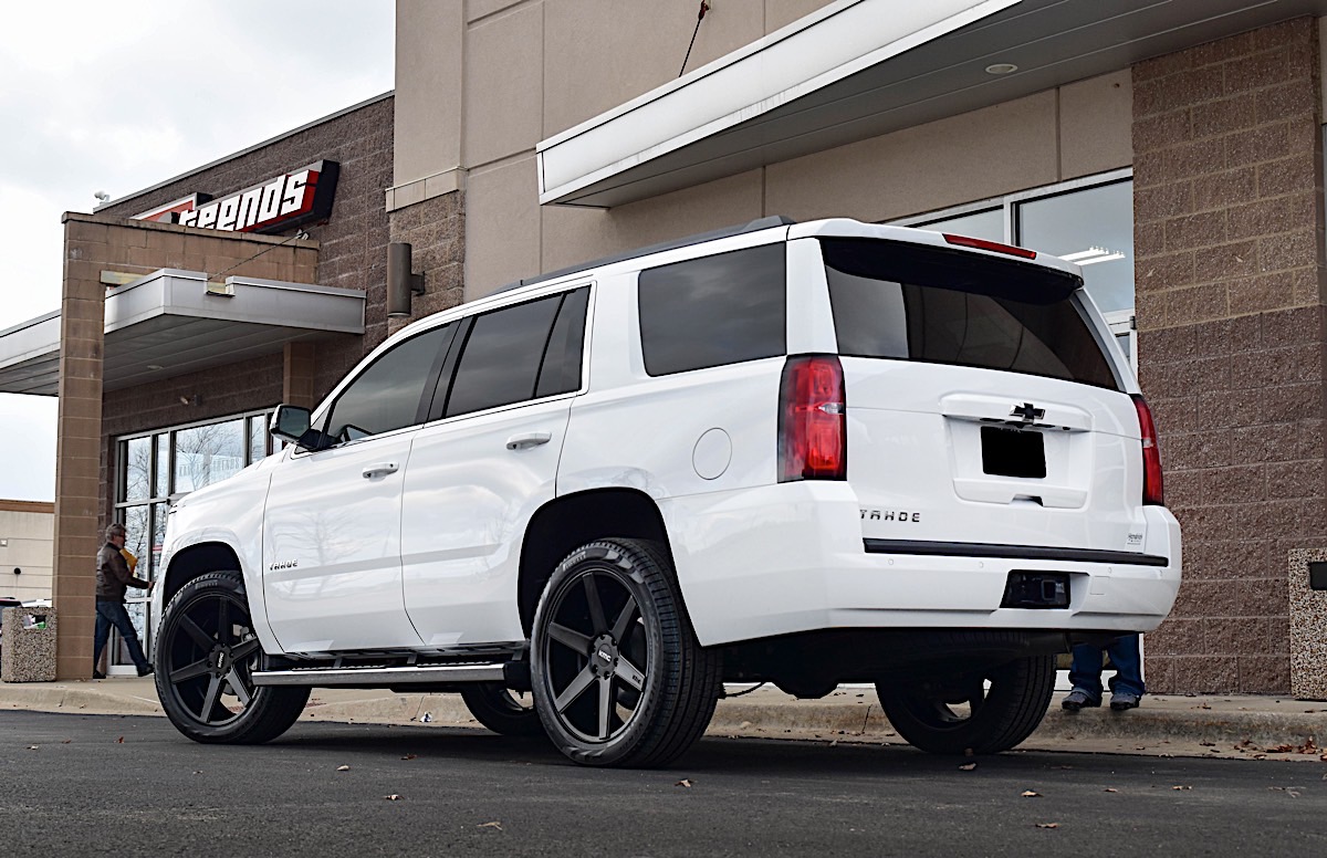 Chevrolet Tahoe with KMC Wheels KM704 DISTRICT TRUCK